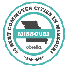 Best Commuter Cities Missouri Badge