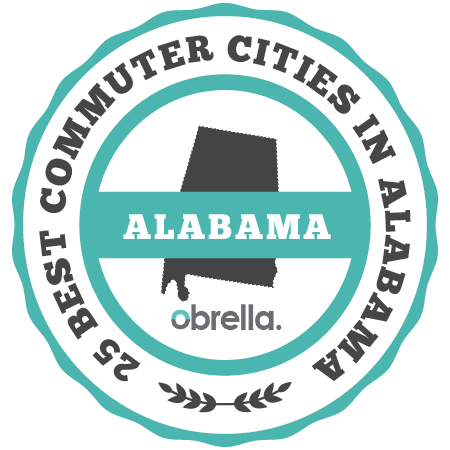 Best Commuter Cities in Alabama Badge