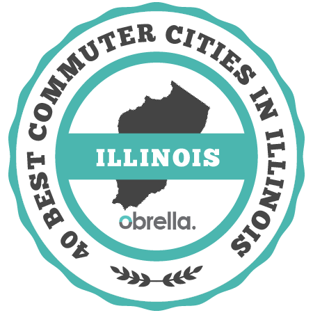 Best Commuter Cities in Illinois Badge