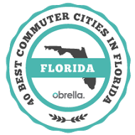 Best Commuter Cities in Florida Badge
