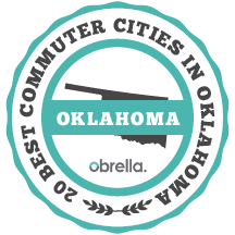 Best Commuter Cities in Oklahoma Badge