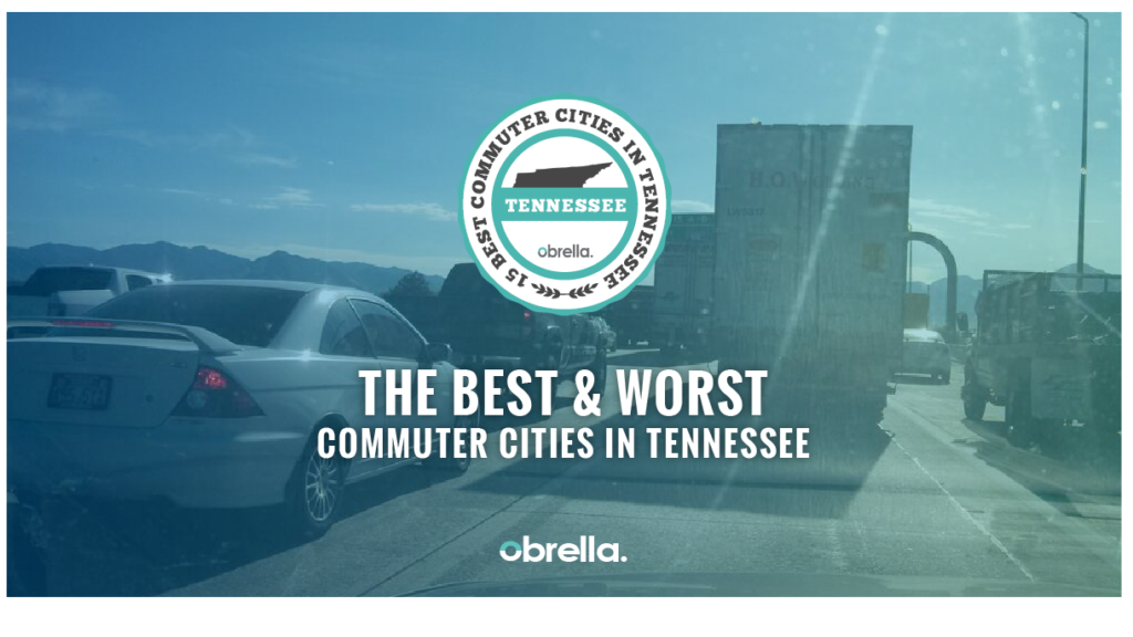 best and worst commuter cities Tennessee